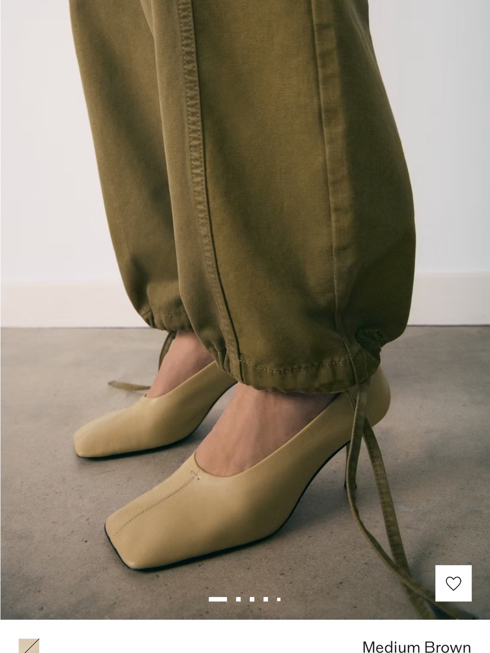 Mango  Size 8 Never worn Square-Toe Heeled Pumps